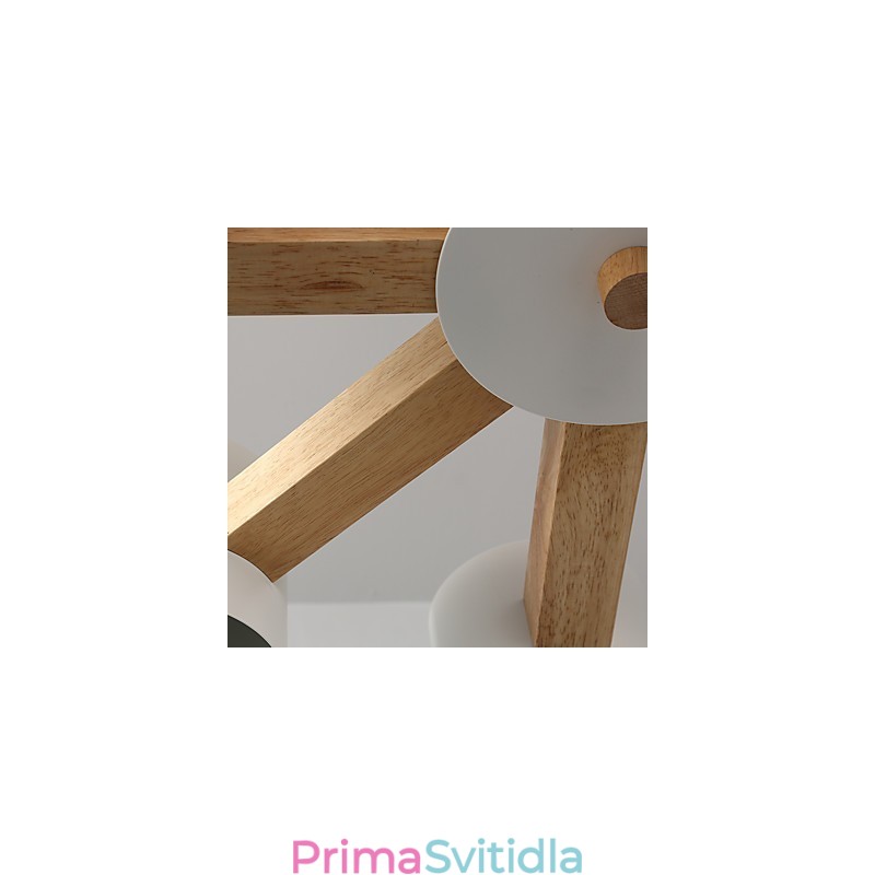 Lustr s 8 světly Moderní Současný Tradiční Klasický Vintage Country Dřevo Funkce pro dřevo