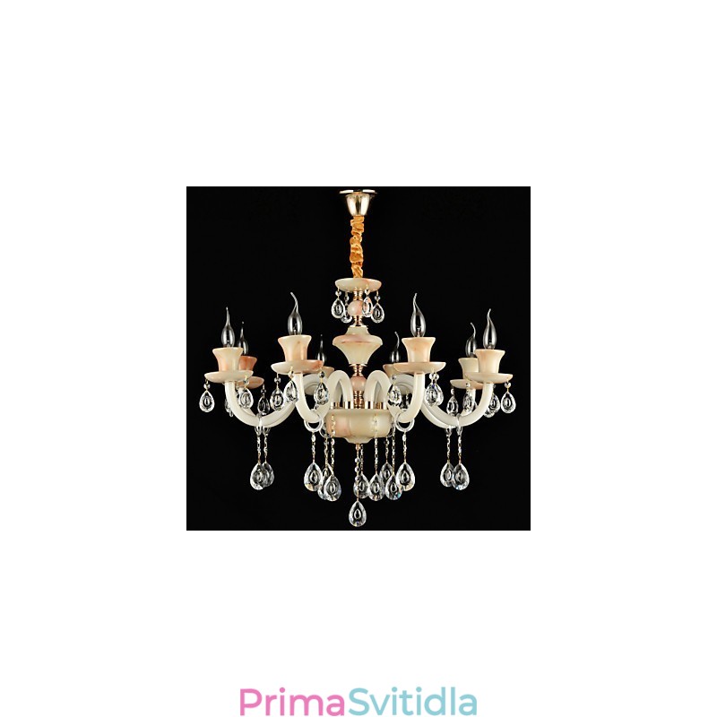Moderní současná tradiční klasická galvanizovaná funkce pro kovový lustr ve stylu Crystal Mini