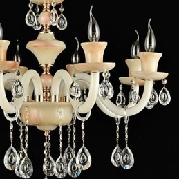 Moderní současná tradiční klasická galvanizovaná funkce pro kovový lustr ve stylu Crystal Mini