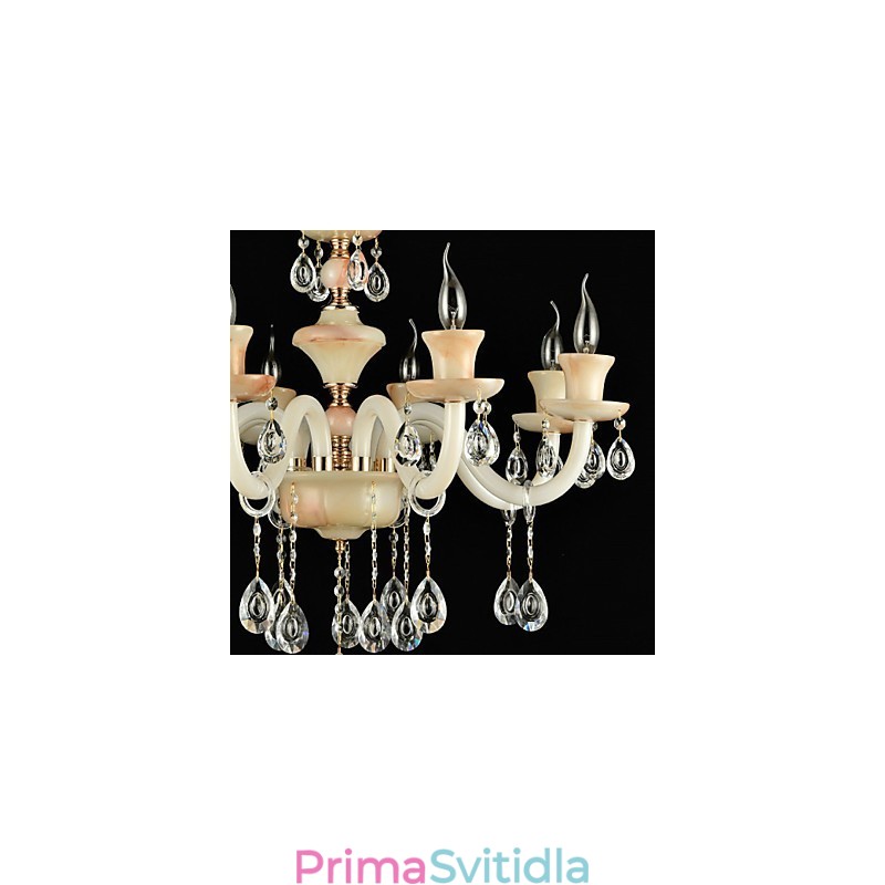 Moderní současná tradiční klasická galvanizovaná funkce pro kovový lustr ve stylu Crystal Mini