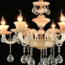 Moderní současná tradiční klasická galvanizovaná funkce pro kovový lustr ve stylu Crystal Mini