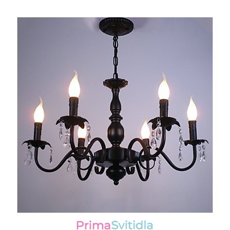 Lustrová svíčka v evropském stylu Křišťálová lampa Jednoduchá železná umělecká lampa Dekorativní lampa Lustrová svíčka v evropském stylu Křišťálová lampa Jednoduchá železná umělecká lampa Dekorativní lampa