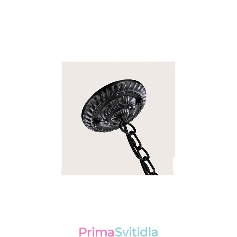 Lustrová svíčka v evropském stylu Křišťálová lampa Jednoduchá železná umělecká lampa Dekorativní lampa