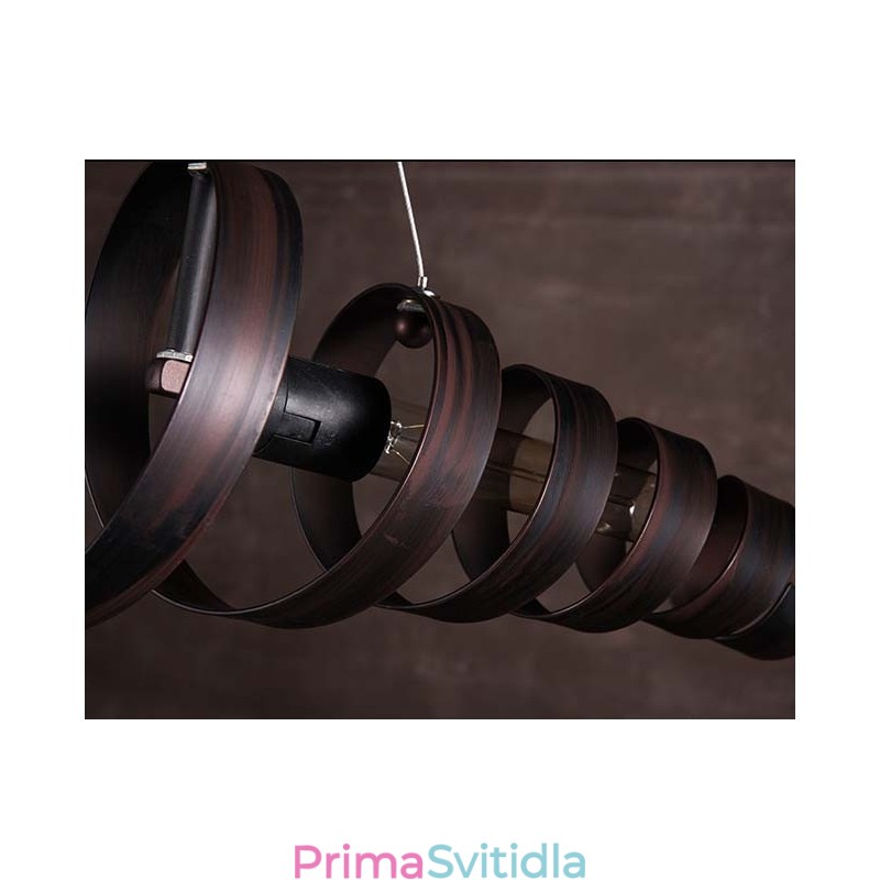 Retro Iron Lamp Moderní minimalistický lustr v průmyslovém stylu