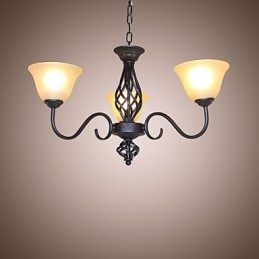 Tradiční klasická rustikální chata Vintage Retro Country Ostatní funkce pro designéry v mini stylu Kovový lustr