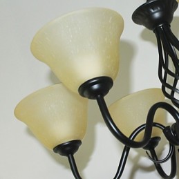 Tradiční klasická rustikální chata Vintage Retro Country Ostatní funkce pro designéry v mini stylu Kovový lustr