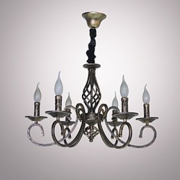 Retro jednoduchá lampa měděná lampa svíčka lampa
