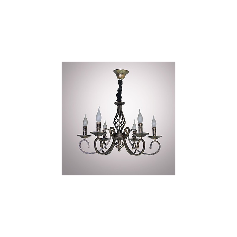 Retro jednoduchá lampa měděná lampa svíčka lampa