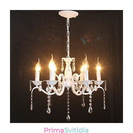 Lustr Moderní křišťálové lampy ve stylu mini svíček Iron Lamp Lustr Moderní křišťálové lampy ve stylu mini svíček Iron Lamp