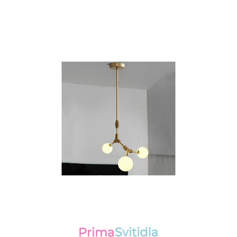 Tradiční klasická malba pro bambusové závěsné svítidlo v mini stylu