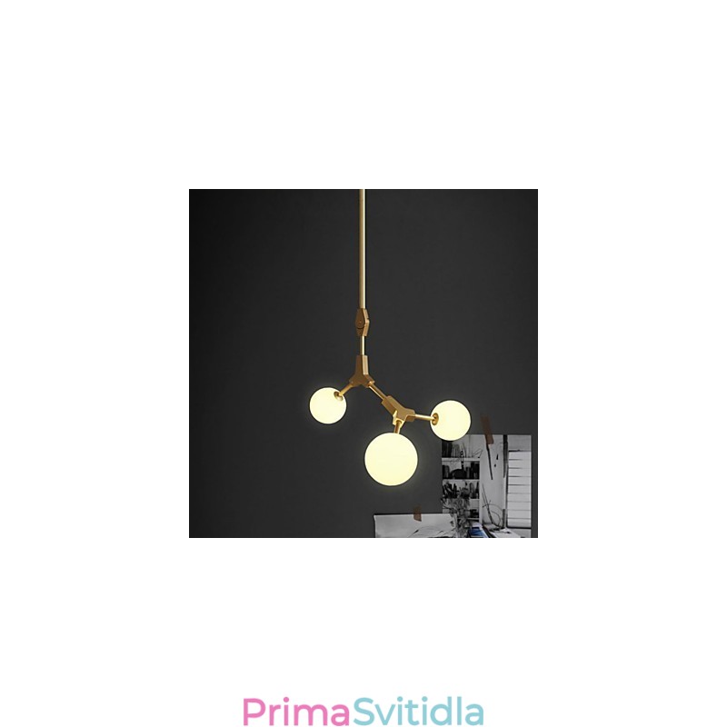 Tradiční klasická malba pro bambusové závěsné svítidlo v mini stylu