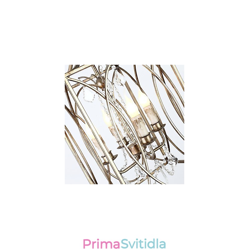 Čtyři lehké vintage kovové americké průmyslové loftové malby barva Evropská lustrová lampa interiérová ozdobná závěsná lampa