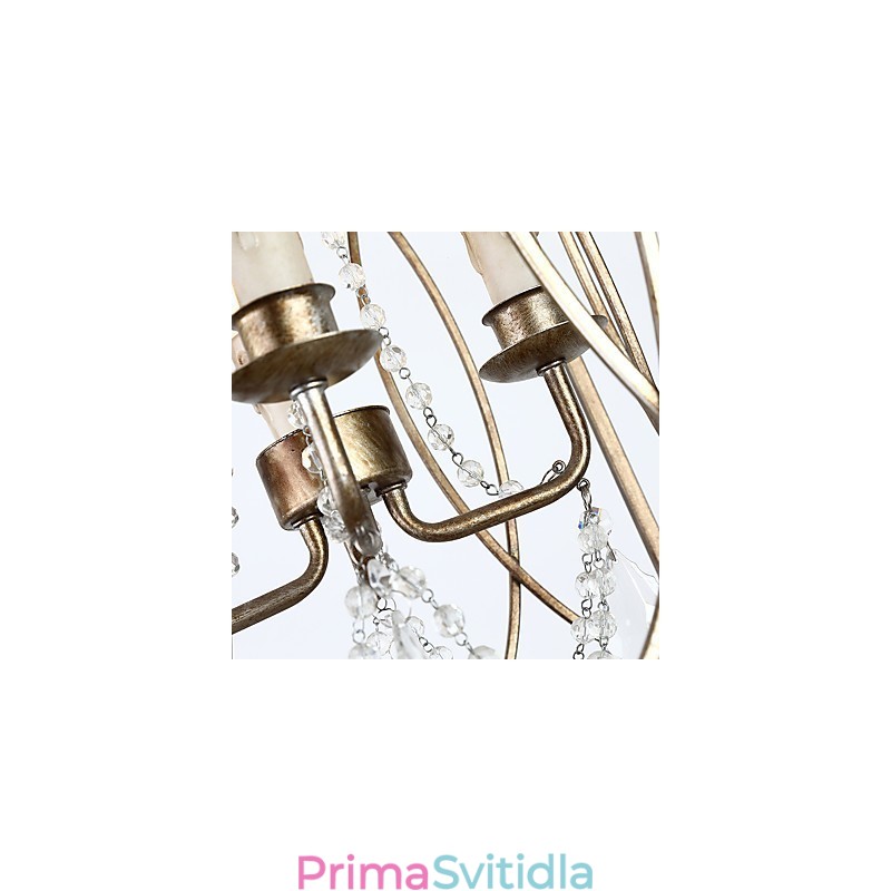 Čtyři lehké vintage kovové americké průmyslové loftové malby barva Evropská lustrová lampa interiérová ozdobná závěsná lampa