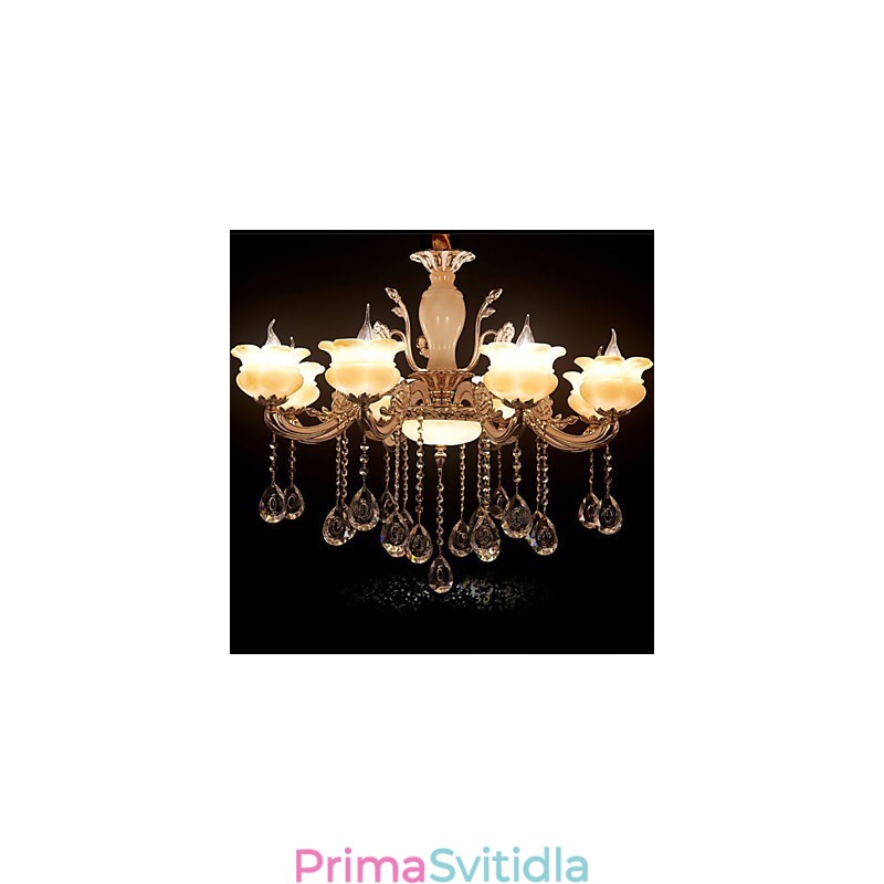 Závěsná lampa Jade Crystal