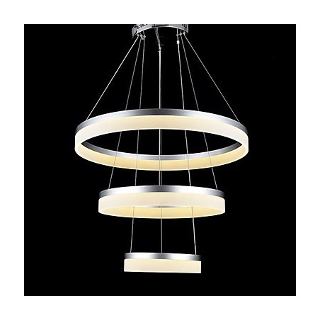 Kulaté lustrové osvětlení Moderní akrylové lampy Luxusní tříkruhová stropní svítidla Kulaté lustrové osvětlení Moderní akrylové lampy Luxusní tříkruhová stropní svítidla