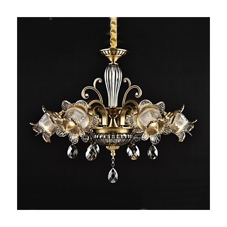 Rustikální malba Lodge pro designéry Kovové vnitřní obchody Lustr se 2 žárovkami