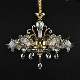 Rustikální malba Lodge pro designéry Kovové vnitřní obchody Lustr se 2 žárovkami