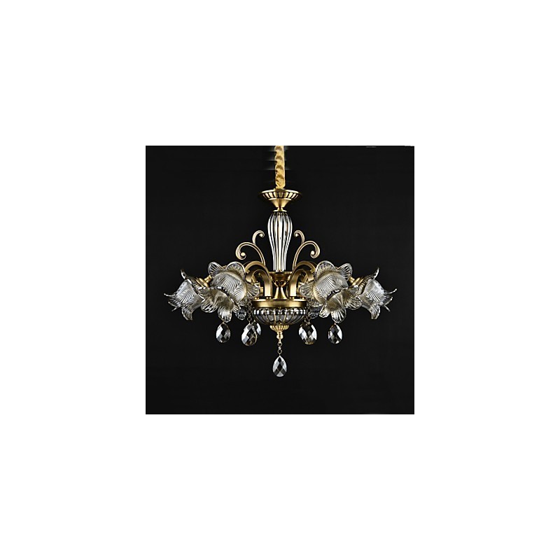 Rustikální malba Lodge pro designéry Kovové vnitřní obchody Lustr se 2 žárovkami