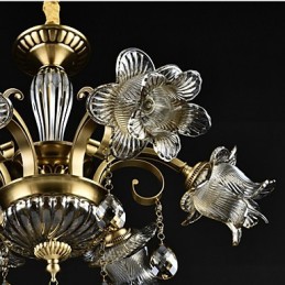 Rustikální malba Lodge pro designéry Kovové vnitřní obchody Lustr se 2 žárovkami