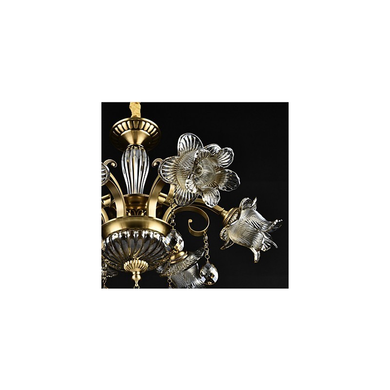 Rustikální malba Lodge pro designéry Kovové vnitřní obchody Lustr se 2 žárovkami