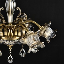 Rustikální malba Lodge pro designéry Kovové vnitřní obchody Lustr se 2 žárovkami