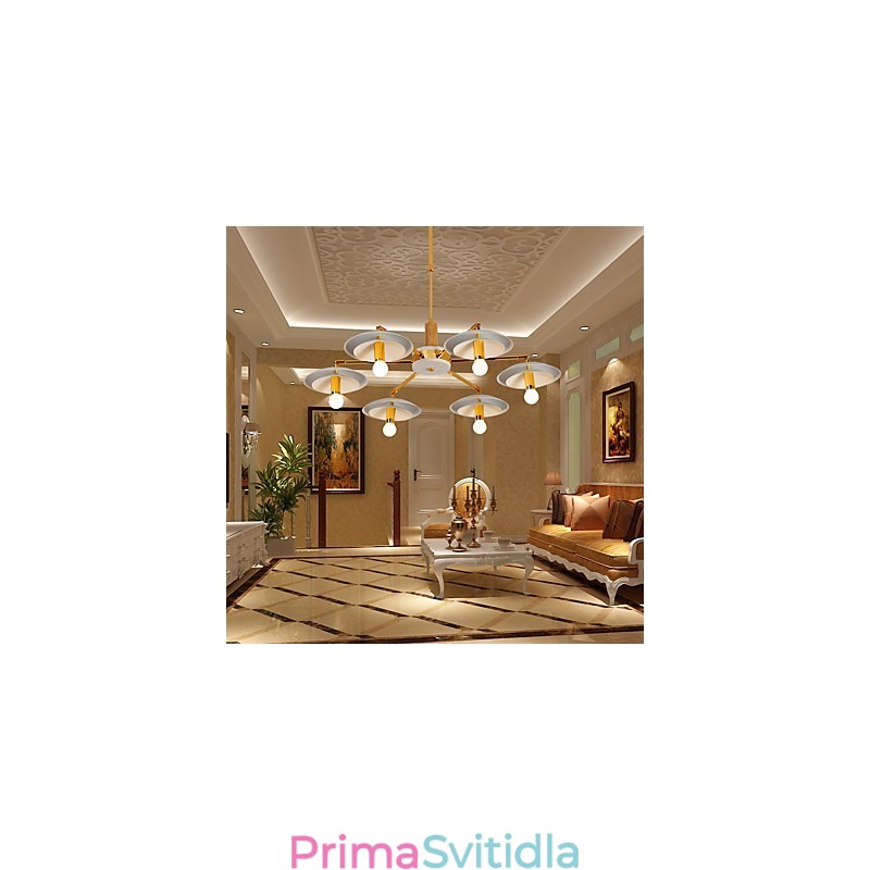 6 Lehký personalizovaný lustr