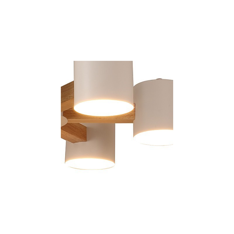 Lustr se 6 světly Moderní Současný Tradiční Klasický Vintage Country Dřevo Funkce pro dřevo