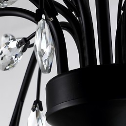 Křišťálový lustr s 12 světly Moderní Současná Tradiční Klasická Vintage Retro Venkovská malba