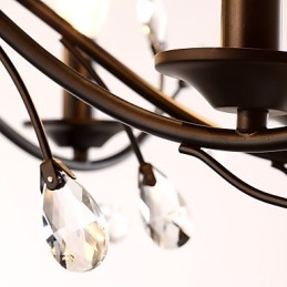 Křišťálový lustr s 12 světly Moderní Současná Tradiční Klasická Vintage Retro Venkovská malba