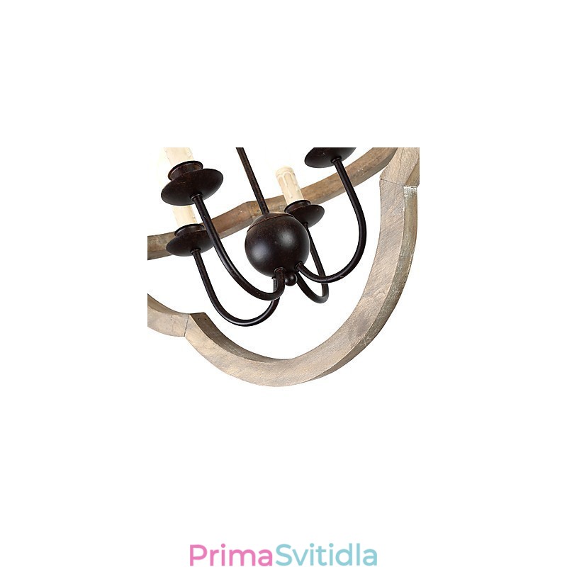 Vintage kovová americká průmyslová malba podkrovní barva Dřevěná lustrová lampa interiérová dekorace závěsná lampa