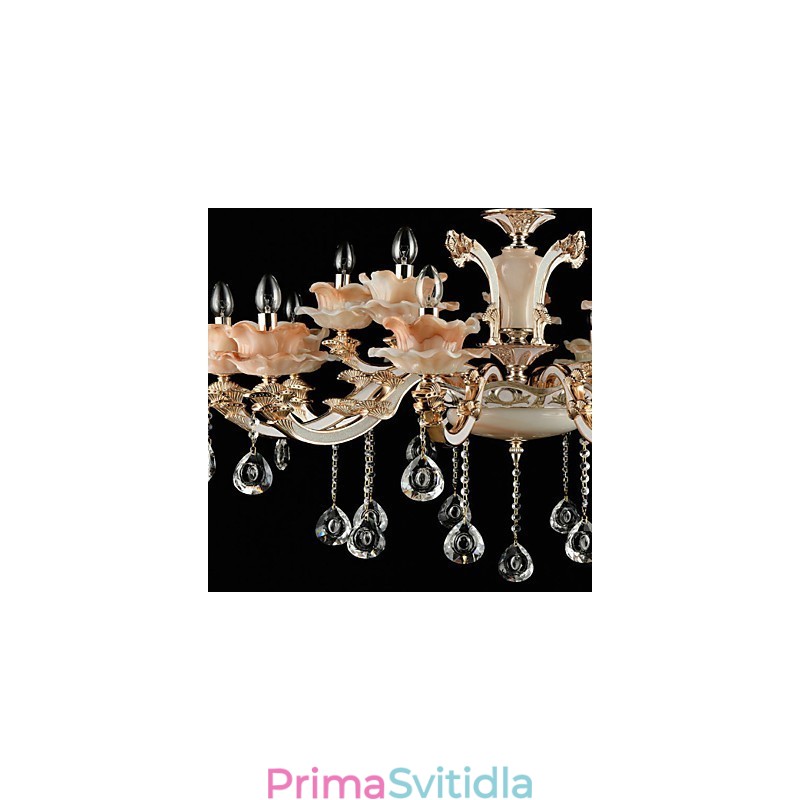 Závěsný prvek ze slitiny zinku pro interiérové obchody ve stylu Crystal Mini 15 žárovek