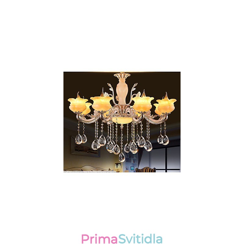 Závěsná lampa Jade Crystal