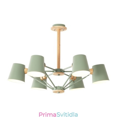 Vícebarevné makaronové dřevo Vintage obraz s kovovým lustrem Vícebarevné makaronové dřevo Vintage obraz s kovovým lustrem