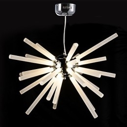 Funkce Globe Chrome pro křišťálový kovový lustr