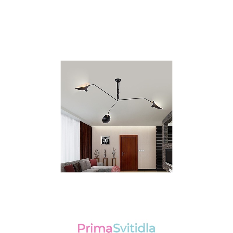 Moderní funkce současné malby pro designéry Kovový lustr