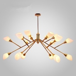 Nordic Simple Atmospheric Pastoral Lustr Lustrová lampa Creative Lobby