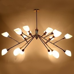 Nordic Simple Atmospheric Pastoral Lustr Lustrová lampa Creative Lobby