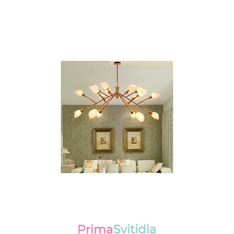 Nordic Simple Atmospheric Pastoral Lustr Lustrová lampa Creative Lobby