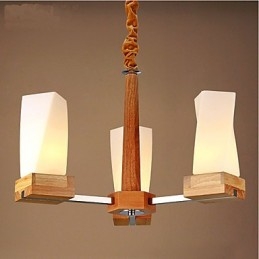 Simple Art osvětlení Masivní dřevo Creative Iiving Stropní lampa