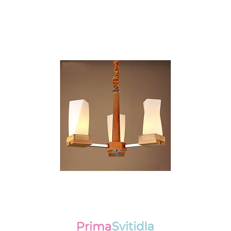 Simple Art osvětlení Masivní dřevo Creative Iiving Stropní lampa