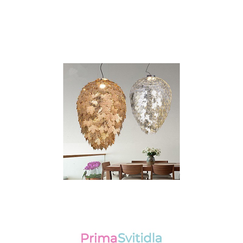 Tradiční klasická lucerna galvanicky pokovená pro kovový lustr v mini stylu