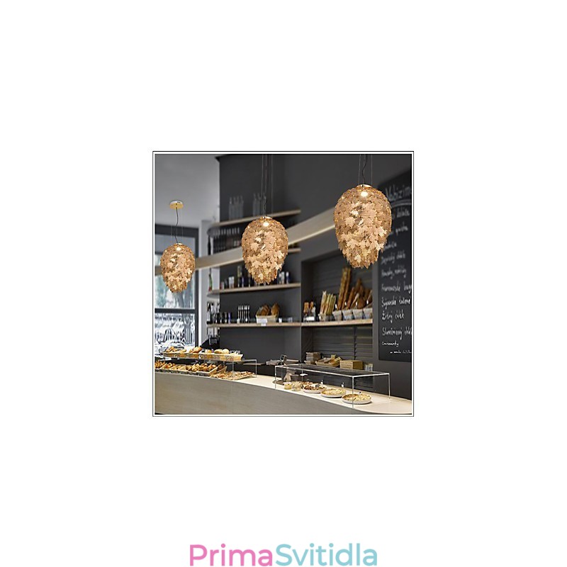 Tradiční klasická lucerna galvanicky pokovená pro kovový lustr v mini stylu