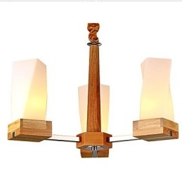 Simple Art osvětlení Masivní dřevo Creative Iiving Stropní lampa