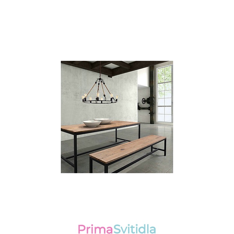 Vintage Mini styl malba kovový lustr