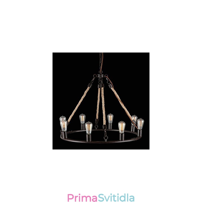 Vintage Mini styl malba kovový lustr
