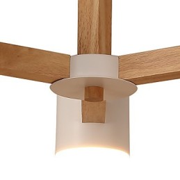 Lustr se 3 světly Moderní Současný Tradiční Klasický Vintage Country Dřevo Funkce pro dřevo