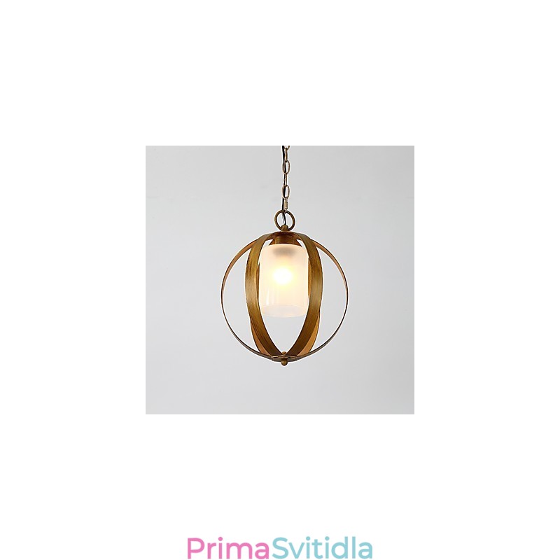 Loft Kovová malba v americkém industriálním stylu Barva se sklem Evropský lustr Lampa vnitřní Dekorativní závěsná lampa