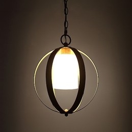 Loft Kovová malba v americkém industriálním stylu Barva se sklem Evropský lustr Lampa vnitřní Dekorativní závěsná lampa