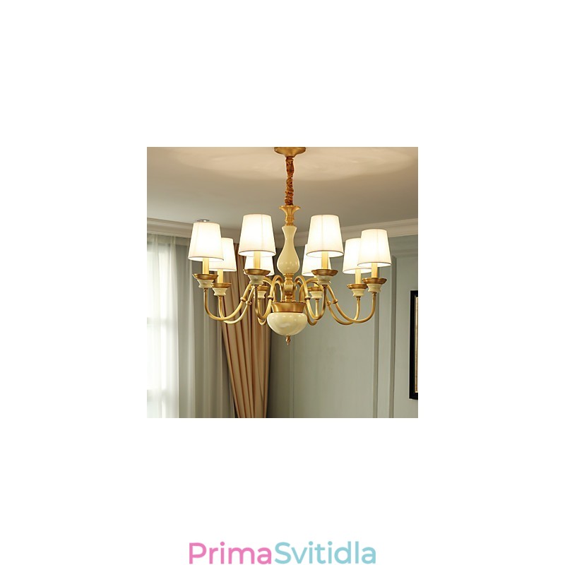 Celo měděný lustr Jade Dekorativní lustr