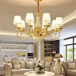 Celo měděný lustr Jade Dekorativní lustr